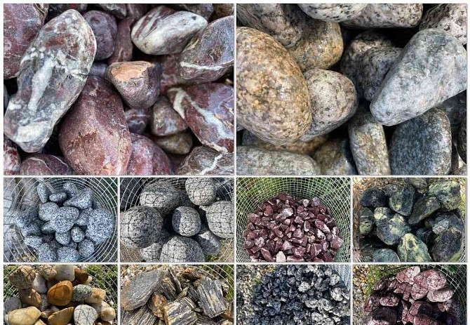 поделочный камень, дунайский камень, булыжник, декоративный гравий для сада Кежмарок - изображение 5