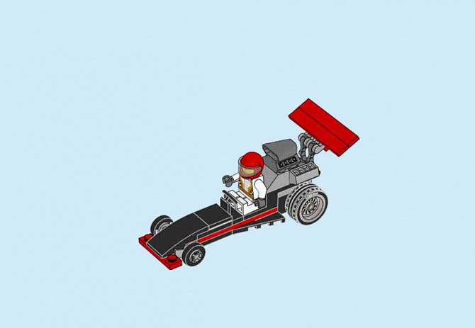 LEGO CITY 30358 – Dragster autó, Complete-X, 5 év feletti kor Brno - fotó 4