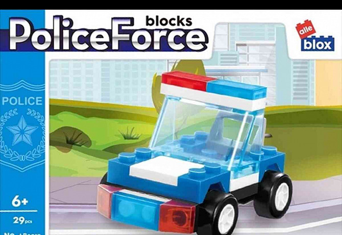 LEGO BLOCKS AB2017 – Policajné auto, komplet, vek 6+ Brno - foto 1