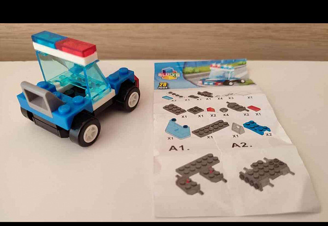 LEGO BLOCKS AB2017 – Полицейская машина в сборе, возраст 6+ Брно - изображение 3