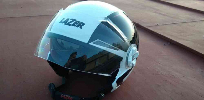 Мотоциклетный шлем Lazer Bolero Racer размер XS - скутер, чоппер Йичин - изображение 2