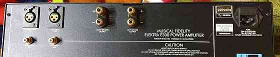 Musical Fidelity Elektra E300 power amplifier RARITA Komorn