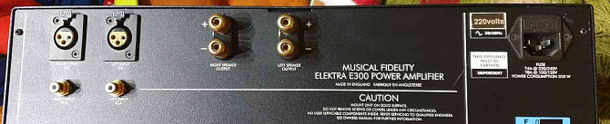 Усилитель мощности Musical Fidelity Elektra E300 RARE Комарно - изображение 5