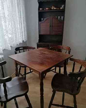 Jedálenská zostava BONANZA + stôl, stoličky Лученец