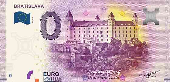 0 euro bankovka  0 € souvenir - 2019,2018 Košice