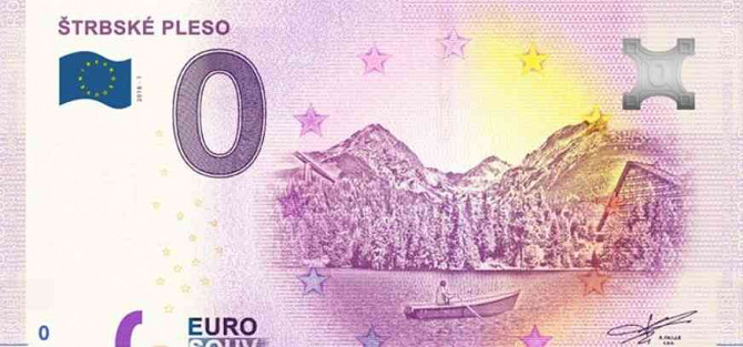 0 euro bankovka 0 € souvenir - 2019,2018 Košice - foto 2
