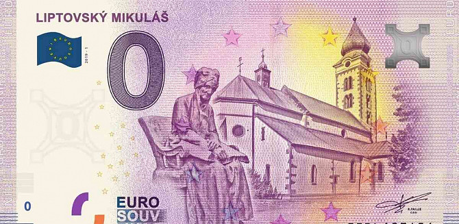 0 euro bankovka 0 € souvenir - 2019,2018 Košice - foto 12