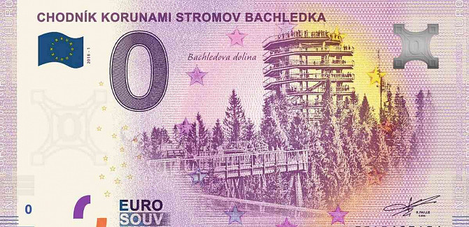 0 euro bankovka 0 € souvenir - 2019,2018 Košice - foto 5