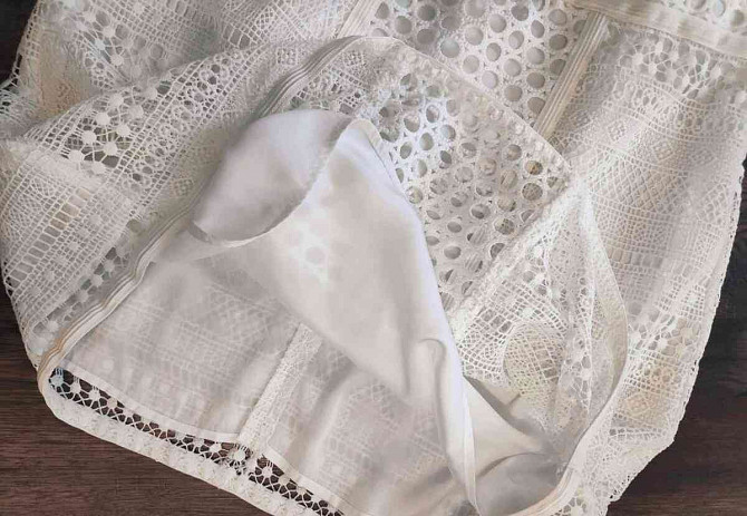 Белое платье HandM 44 Долни Кубин - изображение 3