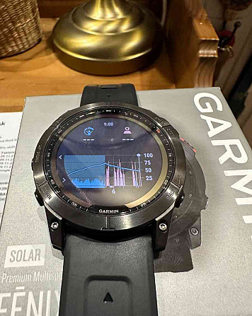 Продам часы GARMIN FENIX 7X с солнечной батареей. Ilava - изображение 1