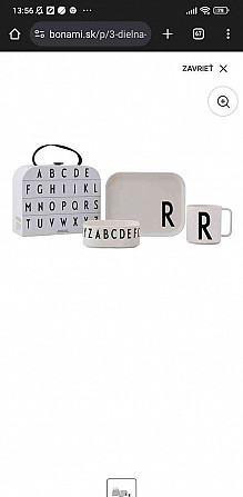 Set of tableware design letters Senica - photo 1