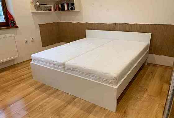 Predám biele postele masivne- NOVE 160X200cm , 80x200cm NOVE Banovce nad Bebravou