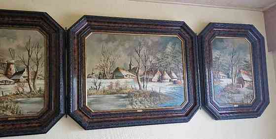 Obraz zimné krajinky Кошице