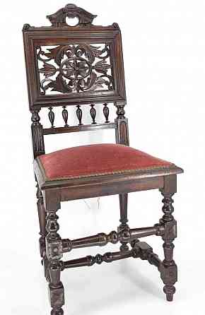 Starožitné novorenesanční židle set 6 kusů Prága