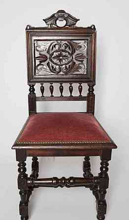 Starožitné novorenesanční židle set 6 kusů Прага