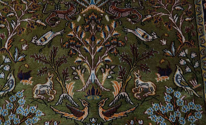 Tebriz perzsaszőnyeg Édenkert 162 X 107 cm Prága - fotó 4