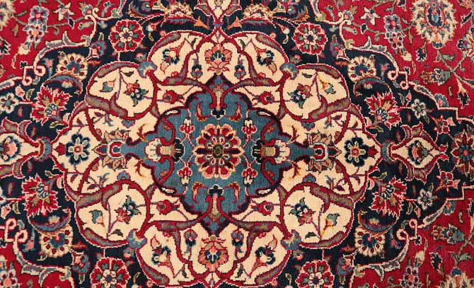 Nagy perzsa szőnyeg Kashan Signed 451 X 325 cm Prága - fotó 7