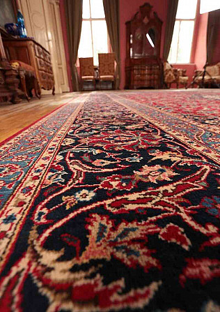 Nagy perzsa szőnyeg Kashan Signed 451 X 325 cm Prága - fotó 4