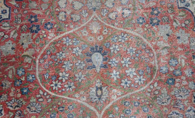 Antik Tabriz szőnyeg a 19. századból Prága - fotó 6
