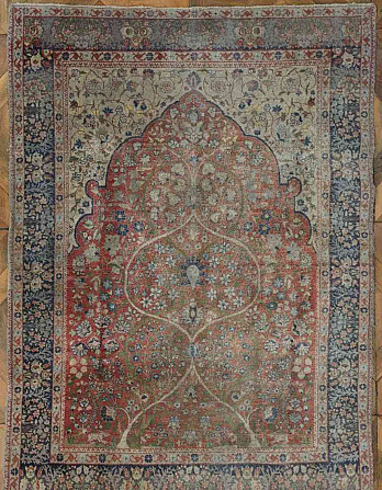 Antique Tabriz carpet from the 19th century Prague - photo 1