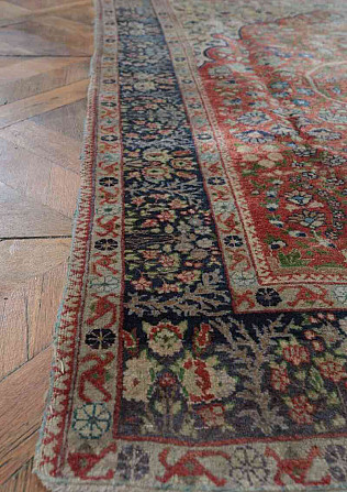 Antik Tabriz szőnyeg a 19. századból Prága - fotó 3