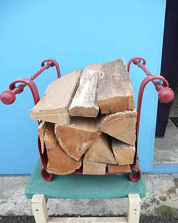Basket for firewood - steel Karvina - photo 1