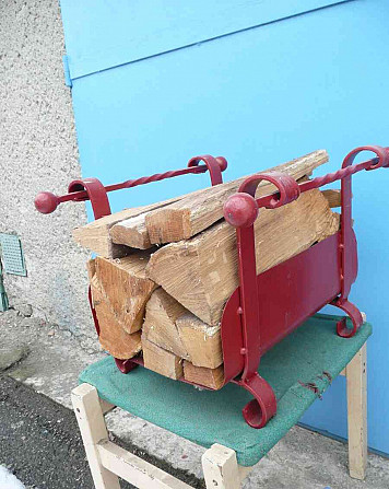 Korb für Brennholz - Stahl Karwin - Foto 3