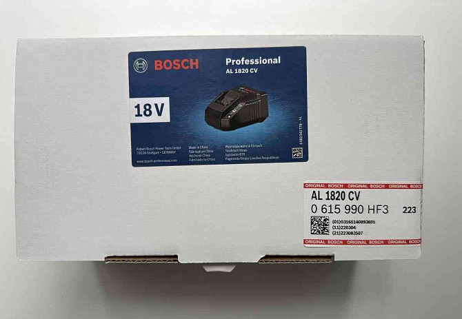 Зарядное устройство Bosch Professional 18V AL 1820 CV Гуменне - изображение 1