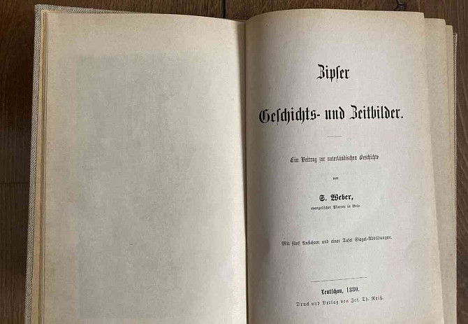 (Spesi történelem) Weber Samu. - Zipser Geschichts, 1880 Lőcse Trencsén - fotó 2