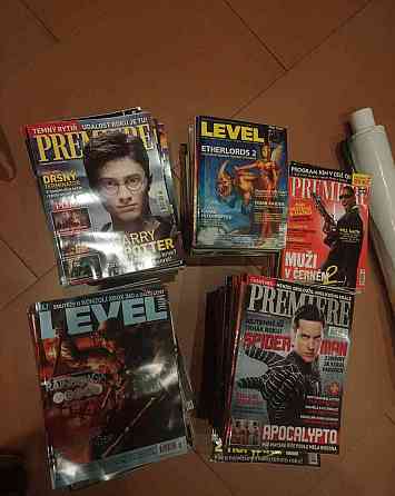 Herné časopisy Level a časopisy Premiere Neutra
