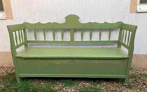 Vidiecka drevená lavica - šafáreň - L26 Nové Zámky