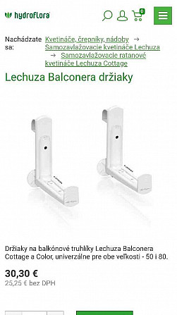 Lechuza brackets for balcony frames Bratislava - photo 2