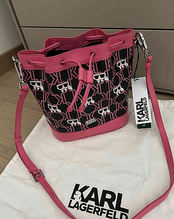 Сумка Karl Lagerfeld kmonogram, коктейльная сумка-ведро Братислава - изображение 4
