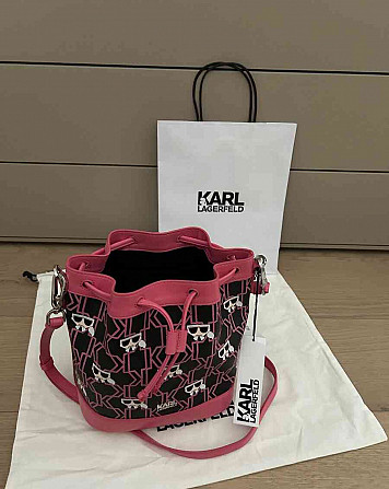 Сумка Karl Lagerfeld kmonogram, коктейльная сумка-ведро Братислава - изображение 2