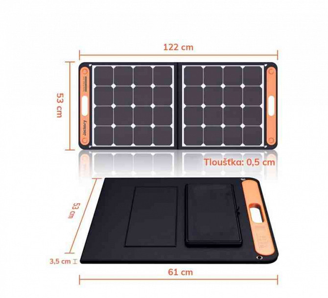 Jackery SolarSaga 100W Solarpanel mit USB-Anschluss – neu Tvrdošín - Foto 5