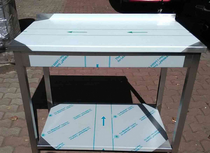 Stainless steel gastro table with shelf - various sizes Ostrava - photo 1