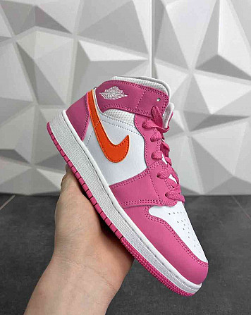 Nike Air Jordan 1 Mid Pink Sicle Safety Orange Čadca - foto 2