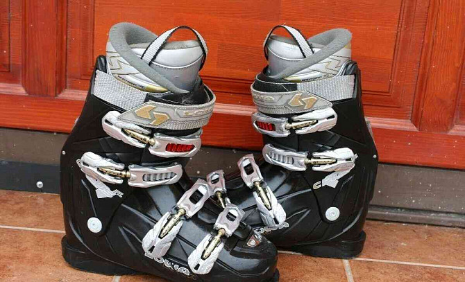 лыжи Volkl RaceTiger 150см, лыжные ботинки lowa 39 Пухов - изображение 8