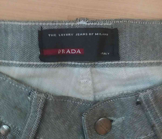 Женские джинсы Prada — НОВИНКА, 100% ОРИГИНАЛ. Бардеёв - изображение 5
