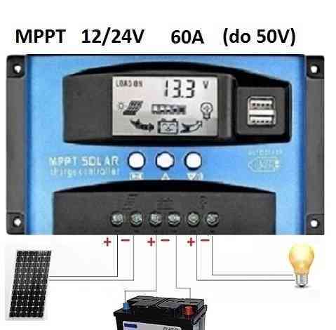 Solarny regulator MPPT - 1224V 60A a 100A Pozsony