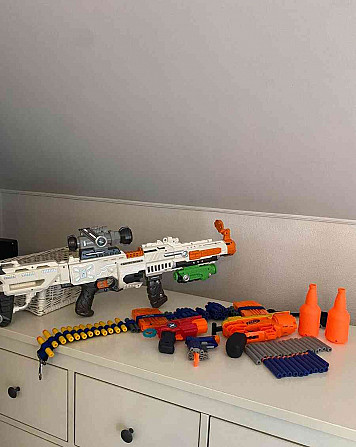 Макси-сет NERF пистолет, ремень, магазины, патроны Нега-набор для z Жилина - изображение 2
