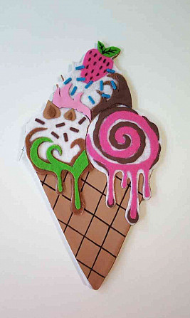 Пенал ручной работы - Мороженое Трнава - изображение 3