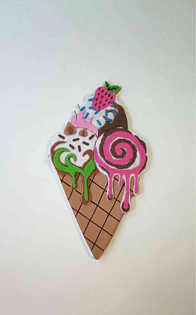 Пенал ручной работы - Мороженое Трнава - изображение 2