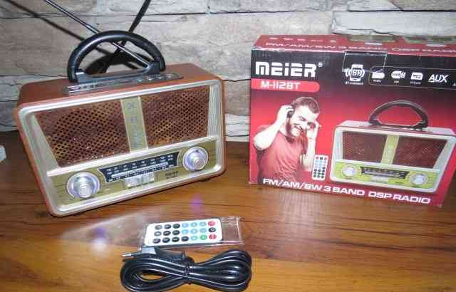 Продается новое ретро радио MEIER RADIO, дисковое управление, USB, MP3, BT Прьевидза - изображение 1