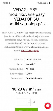 ICOPAL-WEDAG VEDATOP® SU Tyrnau - Foto 2