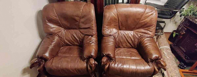 I am selling a leather sofa set 3+1+1 Kosice - photo 2