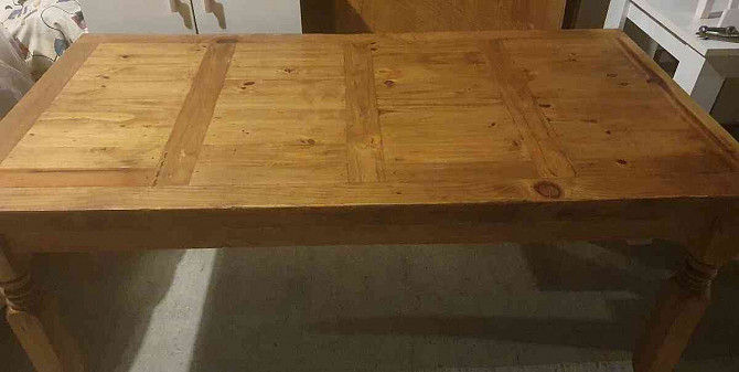Dřevěný stůl masivní, made in MEXICO, zlacený Trnava - foto 1