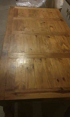 Dřevěný stůl masivní, made in MEXICO, zlacený Trnava - foto 10