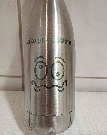 I will sell a stainless steel bottle with the print &quot;I will do it then&quot; Prague - photo 4