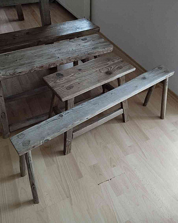 Стулья, стол, скамейки, вешалки, Sabinov - изображение 20